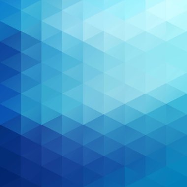 Mavi Izgara Mozaik Arkaplan, Yaratıcı Tasarım Şablonları