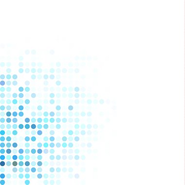 Mavi rastgele noktalar arka plan, yaratıcı tasarım şablonları