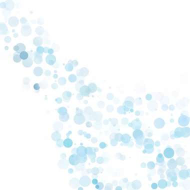 Baloncuklar Çemberi Noktaları Eşsiz Mavi Parlak Vektör Arkaplanı