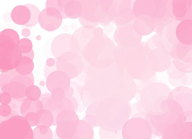 Kabarcıklar benzersiz pembe parlak vektör arka plan