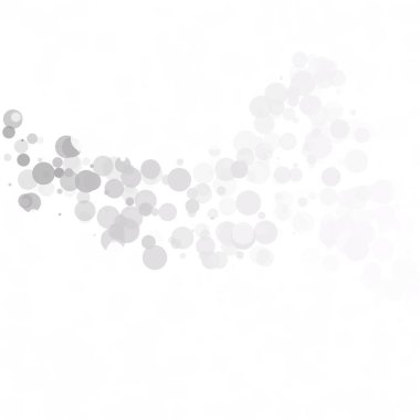 Kabarcıklar daire noktalar benzersiz gri beyaz parlak vektör arka plan