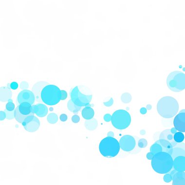 Kabarcıklar benzersiz mavi parlak vektör arka plan
