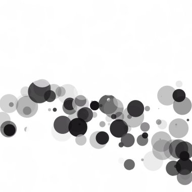 Kabarcıklar benzersiz siyah parlak vektör arka plan