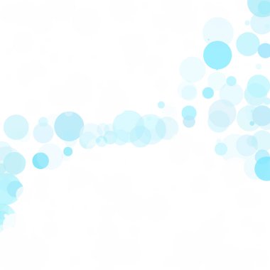 Kabarcıklar benzersiz mavi parlak vektör arka plan