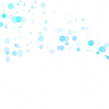 Baloncuklar Çemberi Noktaları Eşsiz Mavi Parlak Vektör Arkaplanı