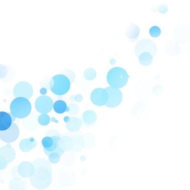 Kabarcıklar benzersiz mavi parlak vektör arka plan