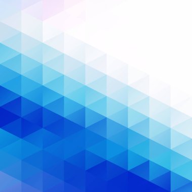 Mavi Izgara Mozaik Arkaplan, Yaratıcı Tasarım Şablonları