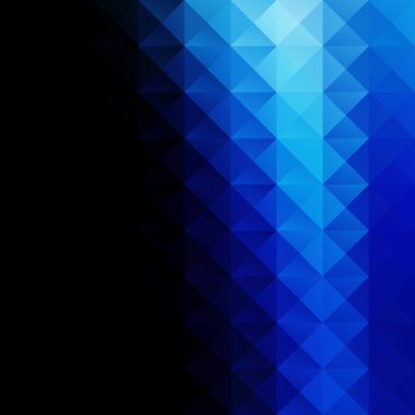 Mavi Izgara Mozaik Arkaplan, Yaratıcı Tasarım Şablonları