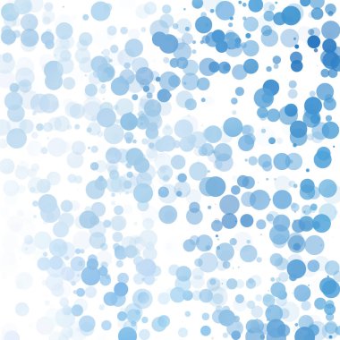 Baloncuklar Çemberi Noktaları Eşsiz Mavi Parlak Vektör Arkaplanı