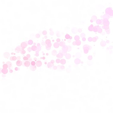 Kabarcıklar daire noktalar benzersiz pembe parlak vektör arka plan