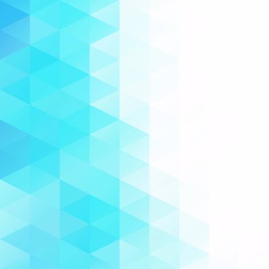 Mavi Izgara Mozaik Arkaplan, Yaratıcı Tasarım Şablonları