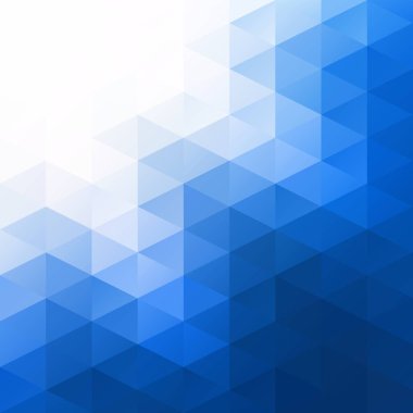 Mavi Izgara Mozaik Arkaplan, Yaratıcı Tasarım Şablonları