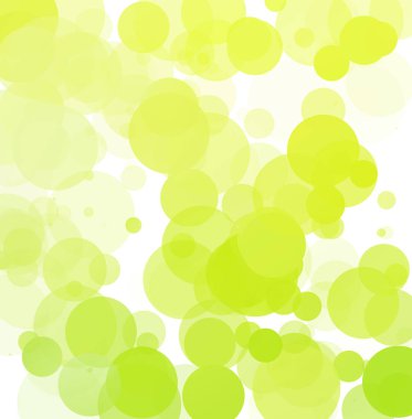 Kabarcıklar benzersiz yeşil parlak vektör arka plan