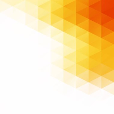 Turuncu Izgara Mozaik Arkaplan, Yaratıcı Tasarım Şablonları