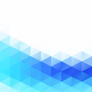 Mavi Izgara Mozaik Arkaplan, Yaratıcı Tasarım Şablonları