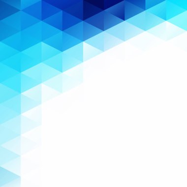 Mavi Izgara Mozaik Arkaplan, Yaratıcı Tasarım Şablonları