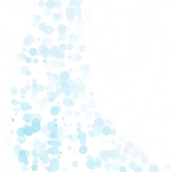 气泡圆点独特的蓝色明亮矢量背景 — 图库矢量图片