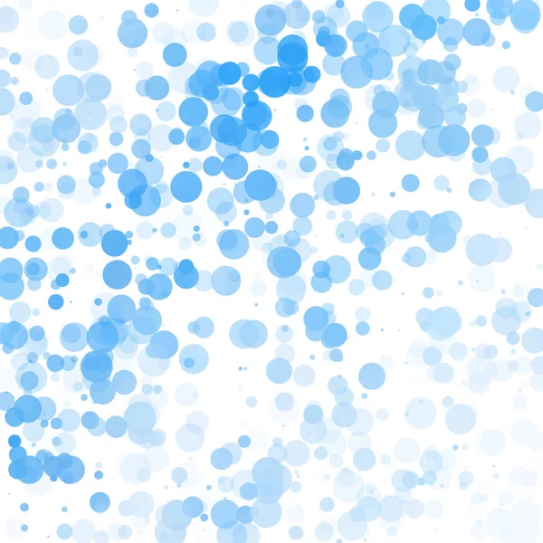 Baloncuklar Çemberi Noktaları Eşsiz Mavi Parlak Vektör Arkaplanı