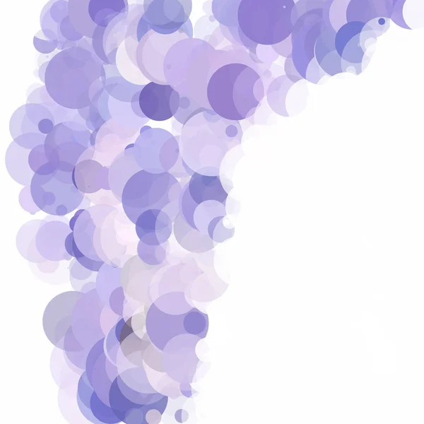 Bolle Cerchio Punti Unico Viola Luminoso Vettoriale Sfondo — Vettoriale Stock