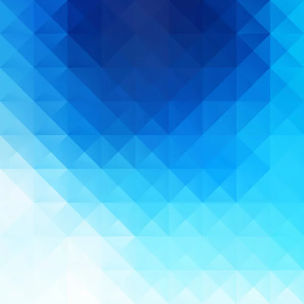 Blue Grid Mosaic Background Creative Design Template — 스톡 벡터