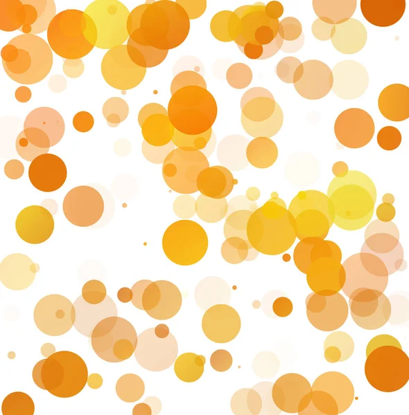 Burbujas Único Naranja Brillante Vector Fondo — Archivo Imágenes Vectoriales