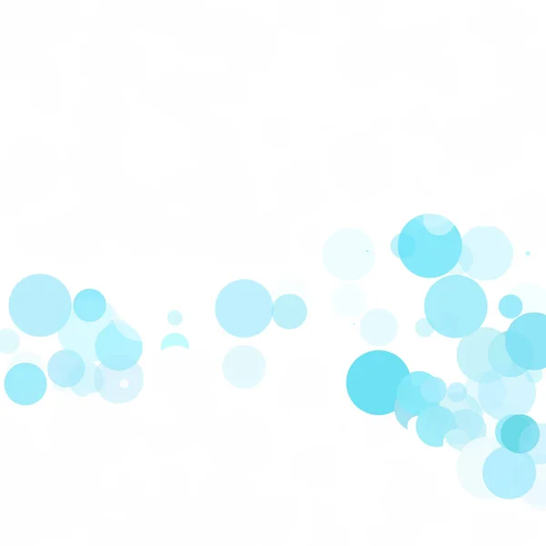 Бульбашки Круг Крапки Унікальний Синій Яскравий Векторний Фон — стоковий вектор