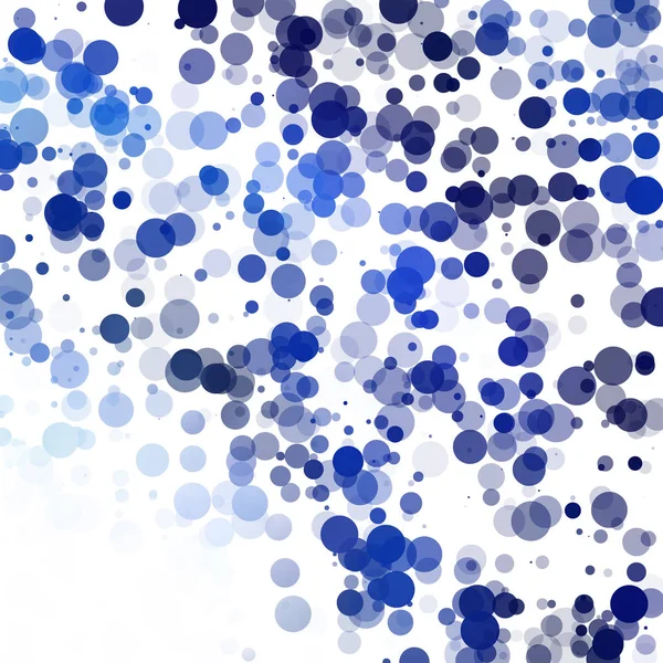 Baloncuklar Çemberi Noktaları Eşsiz Mavi Parlak Vektör Arkaplanı
