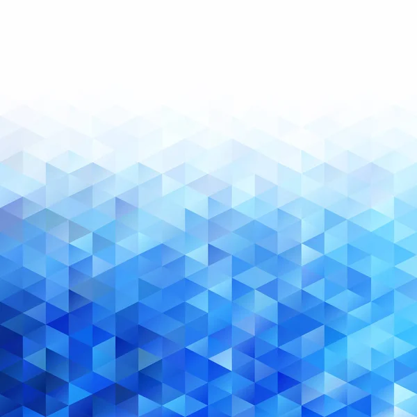 Blue Grid Mosaic Background Creative Design Template — 스톡 벡터