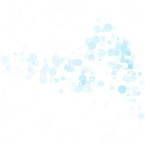 Burbujas Círculo Puntos Azul Único Brillante Fondo Vectorial — Vector de stock