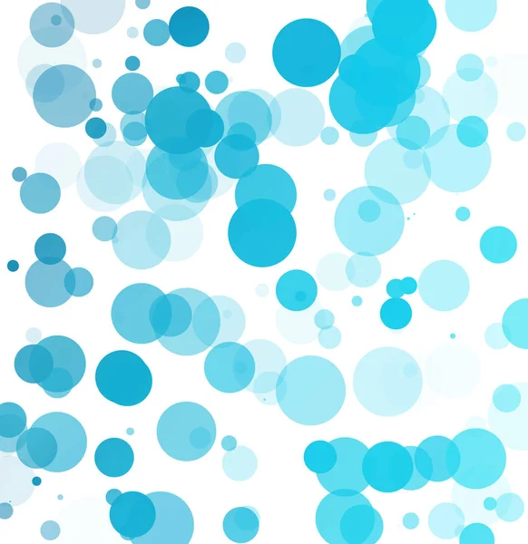 Bubbles Único Azul Brilhante Fundo Vetorial — Vetor de Stock