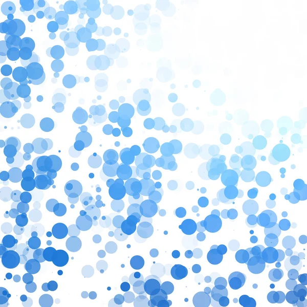 Baloncuklar Çemberi Noktaları Eşsiz Mavi Parlak Vektör Arkaplanı