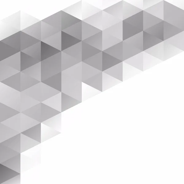 Мозаика Серого Белого Сетки Фон Шаблоны Креативного Дизайна — стоковый вектор