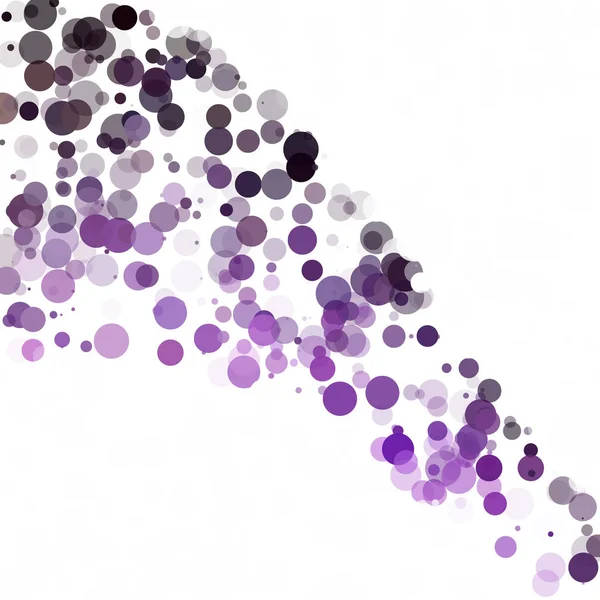 Kabarcıklar daire noktalar benzersiz mor parlak vektör arka plan