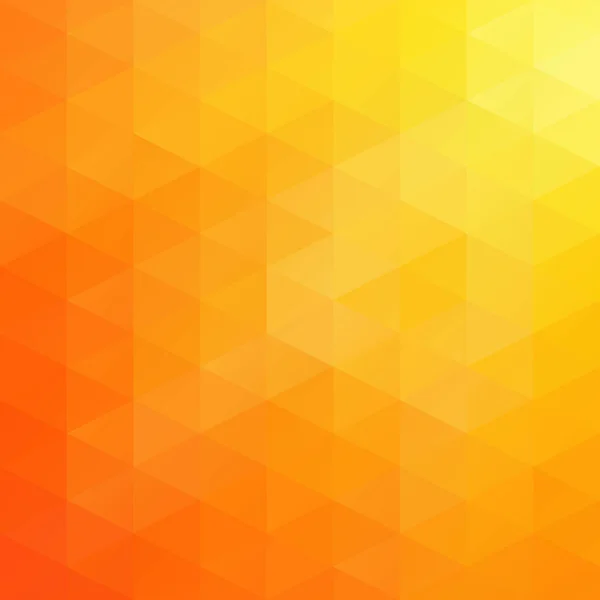 Oranje Rooster Mozaïek Achtergrond Creatief Ontwerp Templates — Stockvector