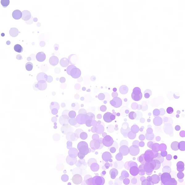 Пузыри Кружат Вокруг Точек Уникальный Фиолетовый Яркий Фон — стоковый вектор