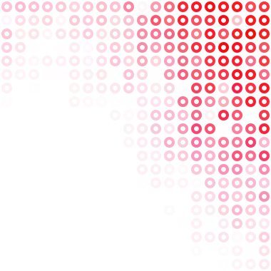 Kırmızı Donuts arka plan, yaratıcı tasarım şablonları