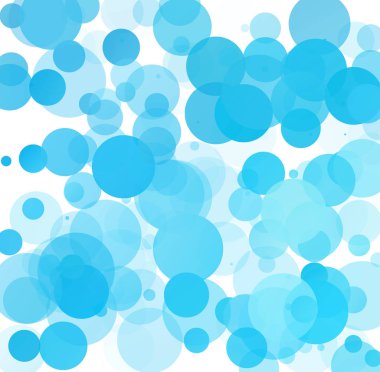 Kabarcıklar benzersiz mavi parlak vektör arka plan