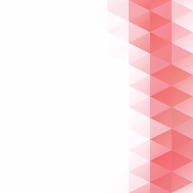 Kırmızı kılavuz Mozaik arka plan, yaratıcı tasarım şablonları