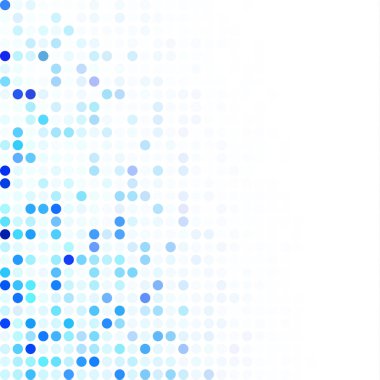 Mavi rastgele noktalar arka plan, yaratıcı tasarım şablonları