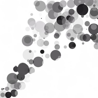 Kabarcıklar benzersiz siyah parlak vektör arka plan