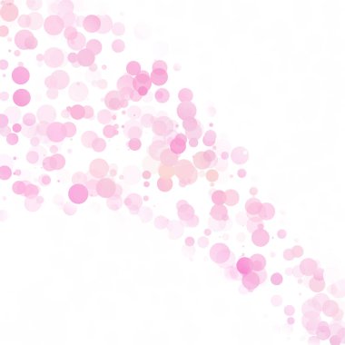 Kabarcıklar daire noktalar benzersiz pembe parlak vektör arka plan