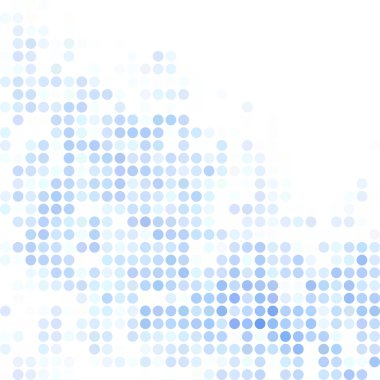 Mavi rastgele noktalar arka plan, yaratıcı tasarım şablonları