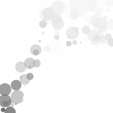 Kabarcıklar benzersiz gri beyaz parlak vektör arka plan