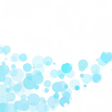 Kabarcıklar benzersiz mavi parlak vektör arka plan