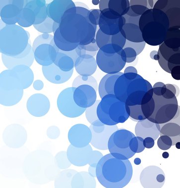 Kabarcıklar benzersiz mavi parlak vektör arka plan