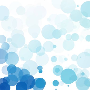 Kabarcıklar benzersiz mavi parlak vektör arka plan