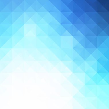 Mavi Izgara Mozaik Arkaplan, Yaratıcı Tasarım Şablonları