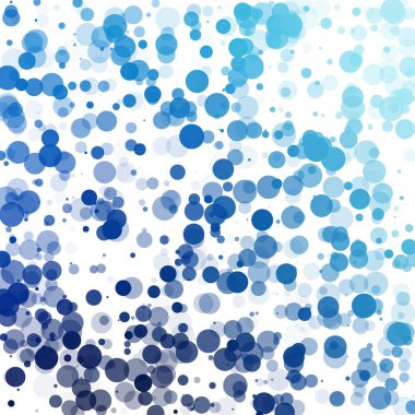 Kabarcıklar benzersiz mavi parlak vektör arka plan