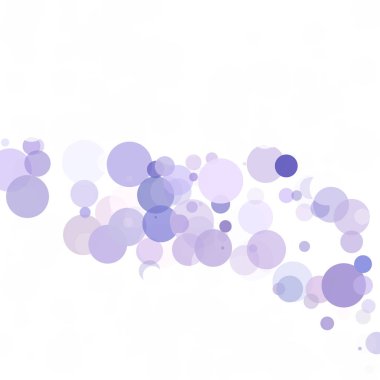 Kabarcıklar daire noktalar benzersiz mor parlak vektör arka plan