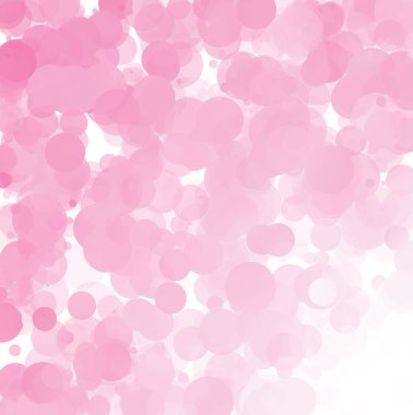 Kabarcıklar benzersiz pembe parlak vektör arka plan